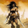Queen of the Battle Field - Midjourney
