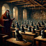 School of cats - DALL-E