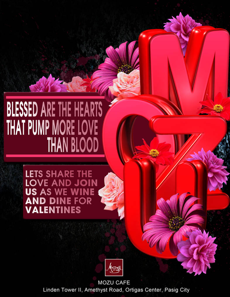 Mozu cafe valentines poster by Technotonic on DeviantArt
