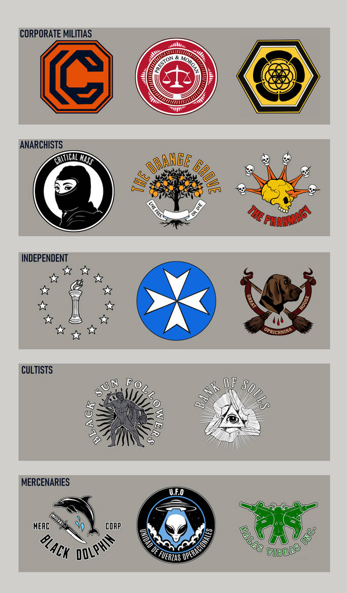 Five Factions Ranks Factions Category by HellOnEarth-III on DeviantArt