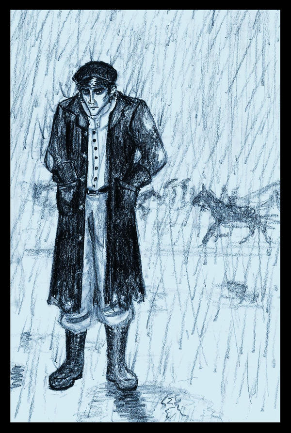 Raskolnikov in the rain