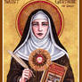 St. Gertrude the Great icon