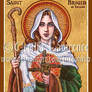 St. Brigid of Ireland icon