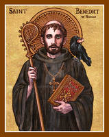 St. Benedict of Nursia icon