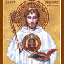 St. Bernard of Clairvaux icon