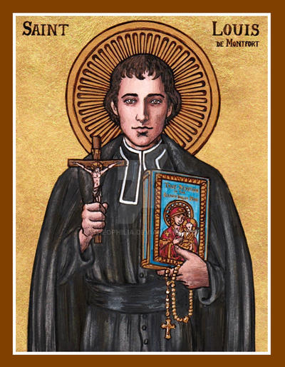 St. Louis de Montfort icon by Theophilia on DeviantArt