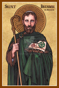 St. Brendan the Navigator icon