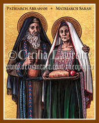 Abraham and Sarah icon