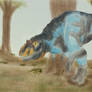 Gorgosaurus back-scratchin'