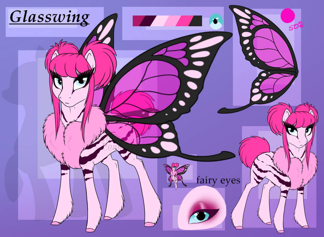 Phantom Glasswing Glasswing - ref by MythPony on DeviantArt