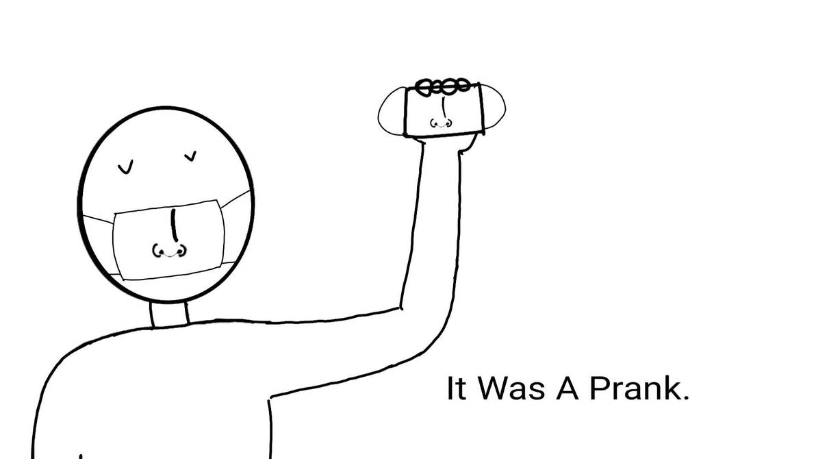 It's a prank mask. by rhprotik on DeviantArt