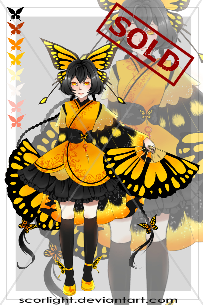 Adoptable4 - Butterfly girl (closed)