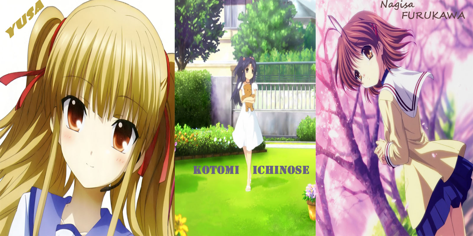 Yusa Angel Beats Kotomi Nagisa Clannad By Slawekpetrelli On Deviantart Yusa Angel Beats Kotomi Nagisa Clannad By Slawekpetrelli On Deviantart