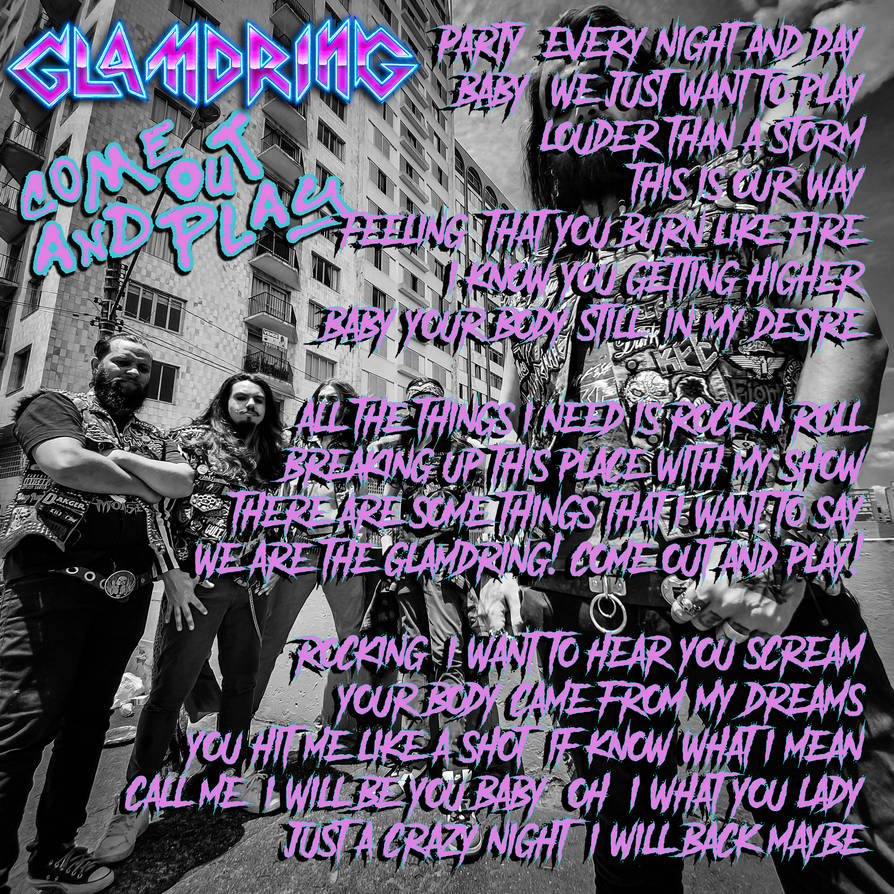 GlamDring Come Out And Play Lyrics By GlamDringband On DeviantArt Glamdring come out and play lyrics by glamdringband on deviantart