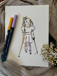 Polio Girl by agiinks