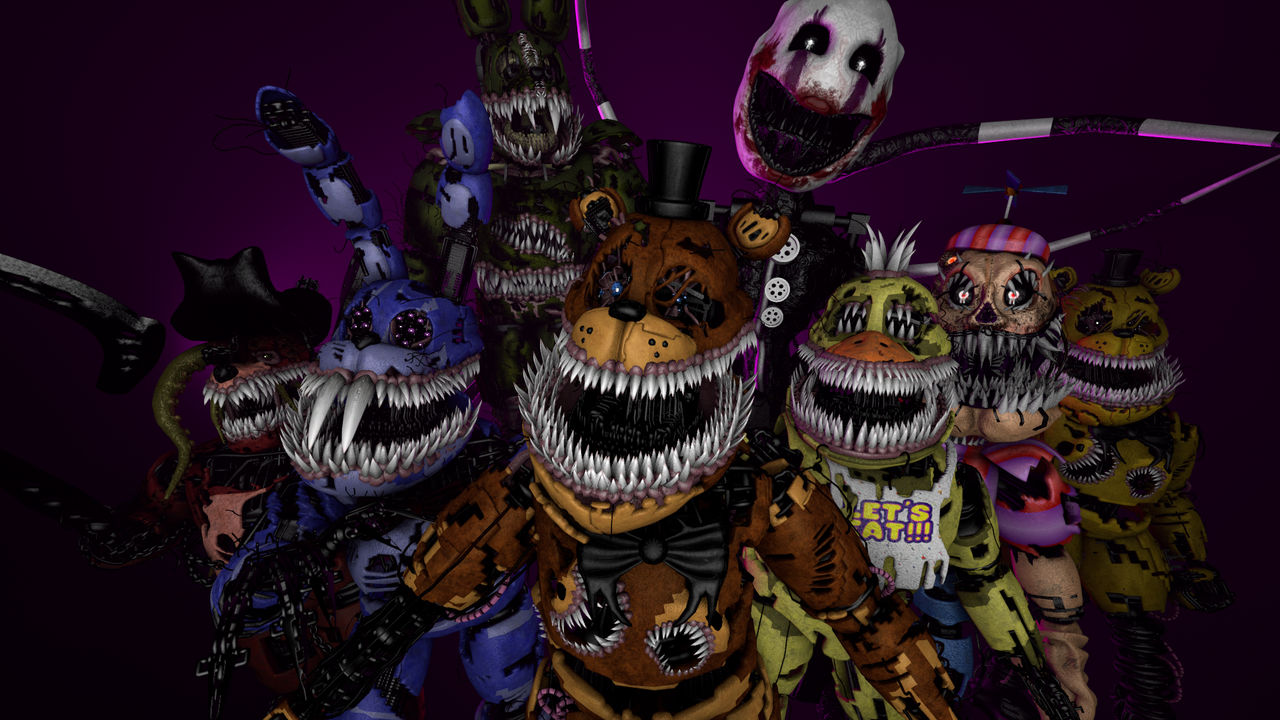 Distorted Anmitronics Corrupt animatronics by Liampersson on DeviantArt