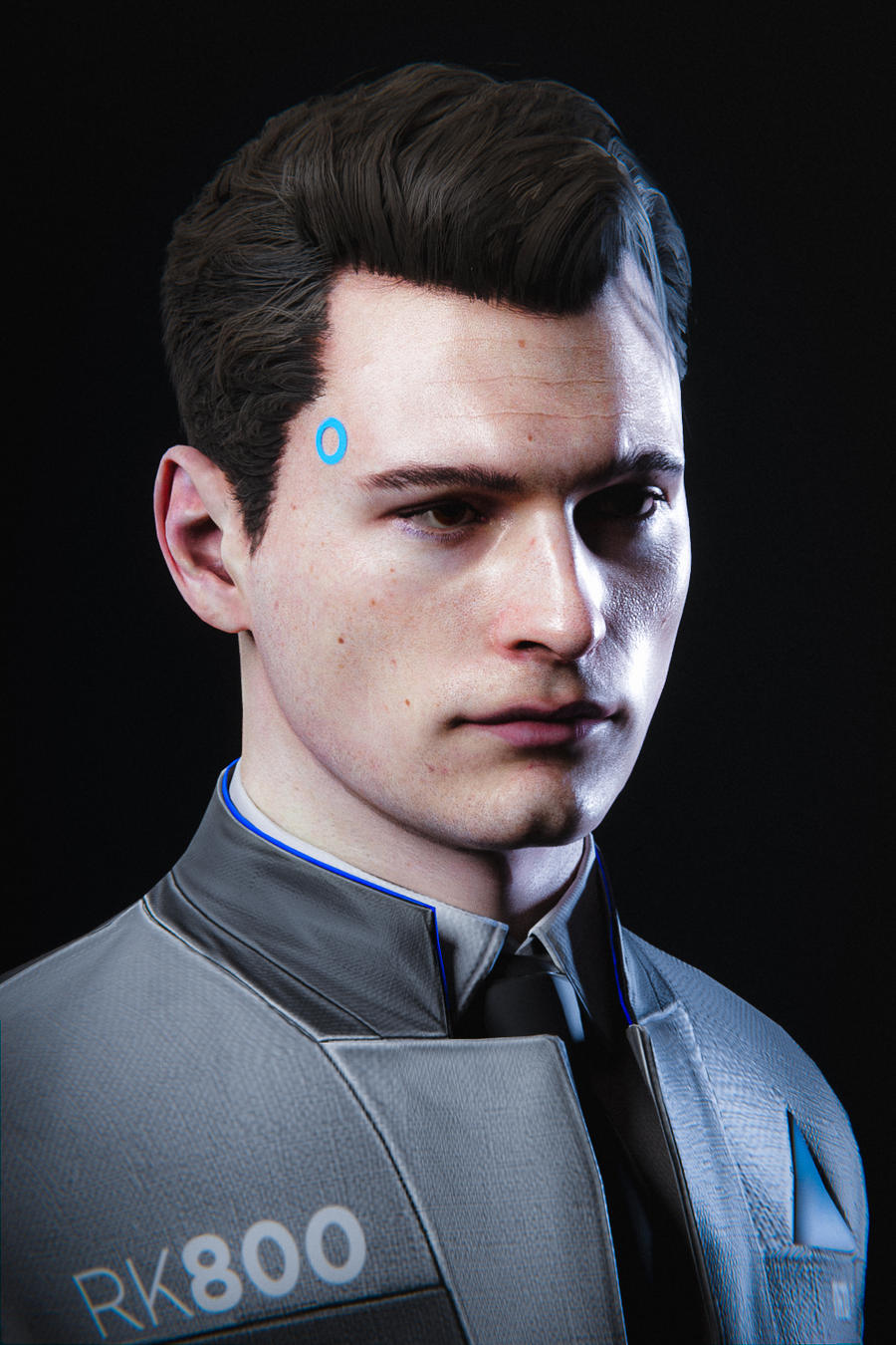Connor (Detroit: Become Human) - Render 2 by Jnth on DeviantArt