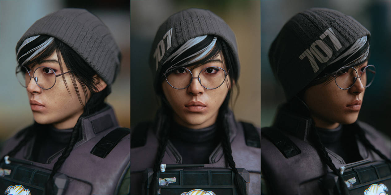 Dokkaebi (Rainbow Six Siege) - Render 1 by JetSynth on DeviantArt
