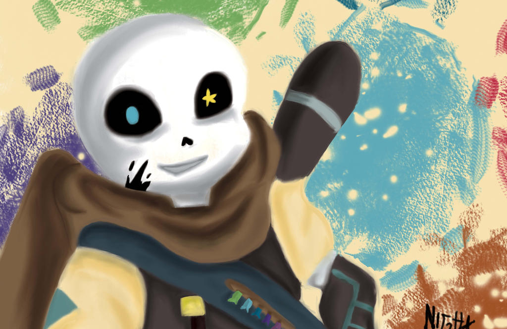 Ink sans by Fenixxd2010 on DeviantArt