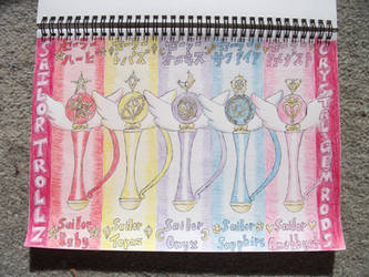 Sailor Trollz - Crystal Gem Rods