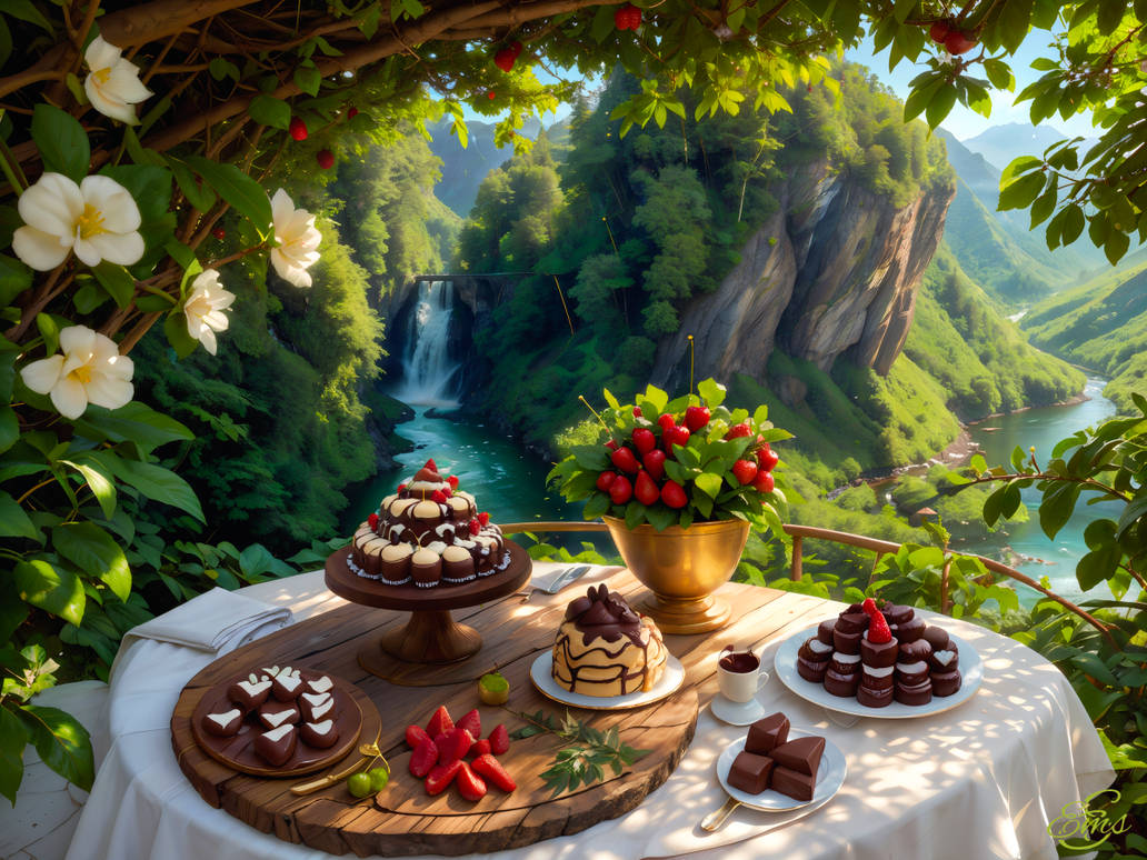 Deviantart Buffet Chocolate Fruit Buffet by Tigerlady316 on DeviantArt