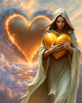 Golden Heart Valentine