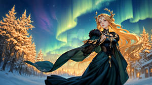 Golden Aurora of the Borealis