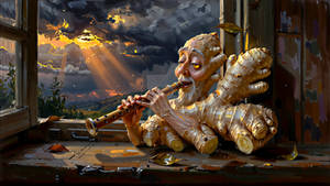Healing Ginger Root Flutist