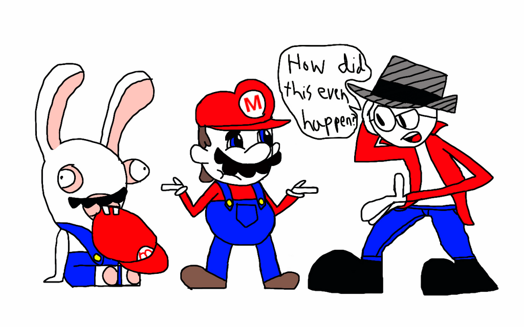 Mathio Rabbit Mario + Rabbids is a thing apparently. by VernonMcW on DeviantArt