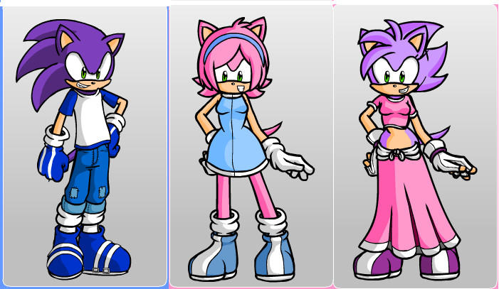 Sonic and Amy's Kids by CutelittleMouseygirl on DeviantArt