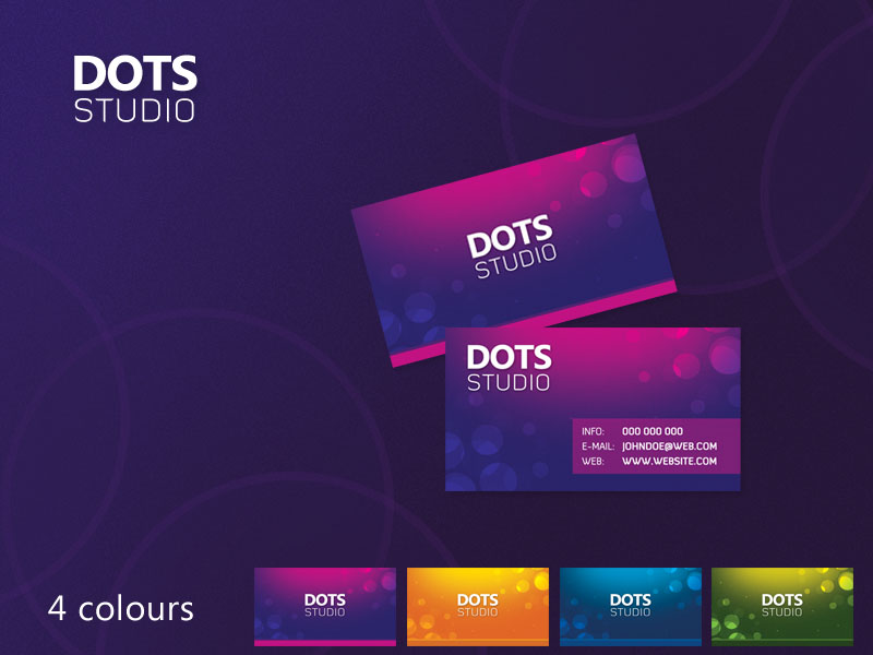 Dots business cards