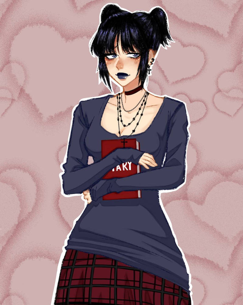 Goth Mikasa by serawtf21 on DeviantArt