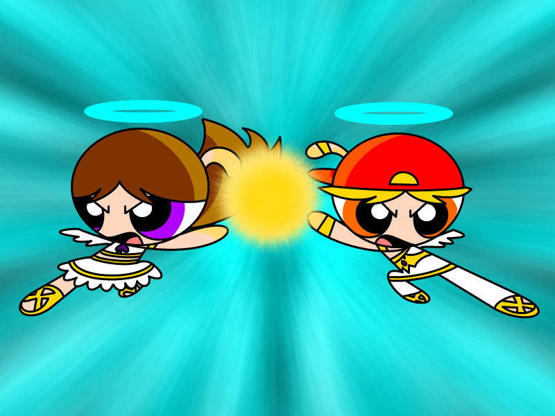 Angel Pyro and Molly Attack by AireDaleDogz on DeviantArt