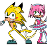 Sonichu and Rosechu