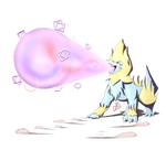 GA-HQ Gen III 3 - Manectric used Signal Beam by drjhordan