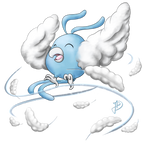 GA-HQ Gen III 4 - Swablu used Feather Dance by drjhordan