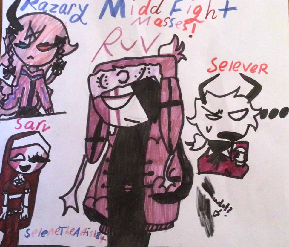 Mid Fight Scene Mid fight masses by Selenetheartist84 on DeviantArt