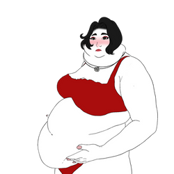Fat Wojak Doomer Girl Template