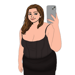 Fat Request Wojak Girl Selfie Template