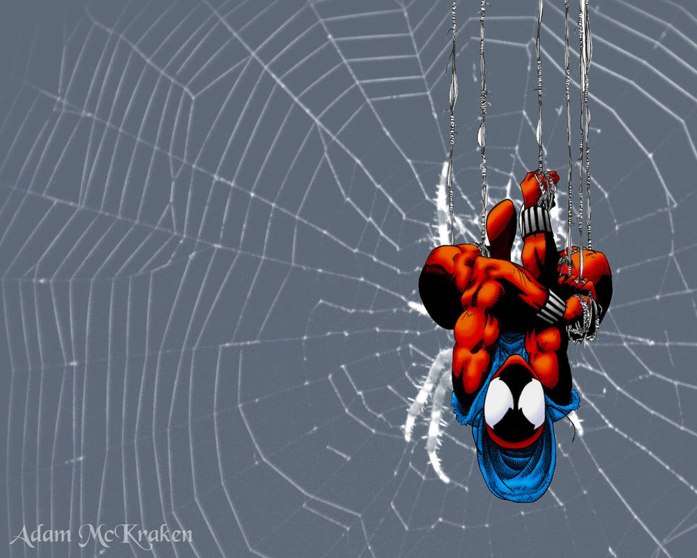 Человек паук паутина вселенных на русском языке. Человек паук алый паук. Человек-паук паутина вселенных алый паук. Паутина человека паука. Человек паук фон.
