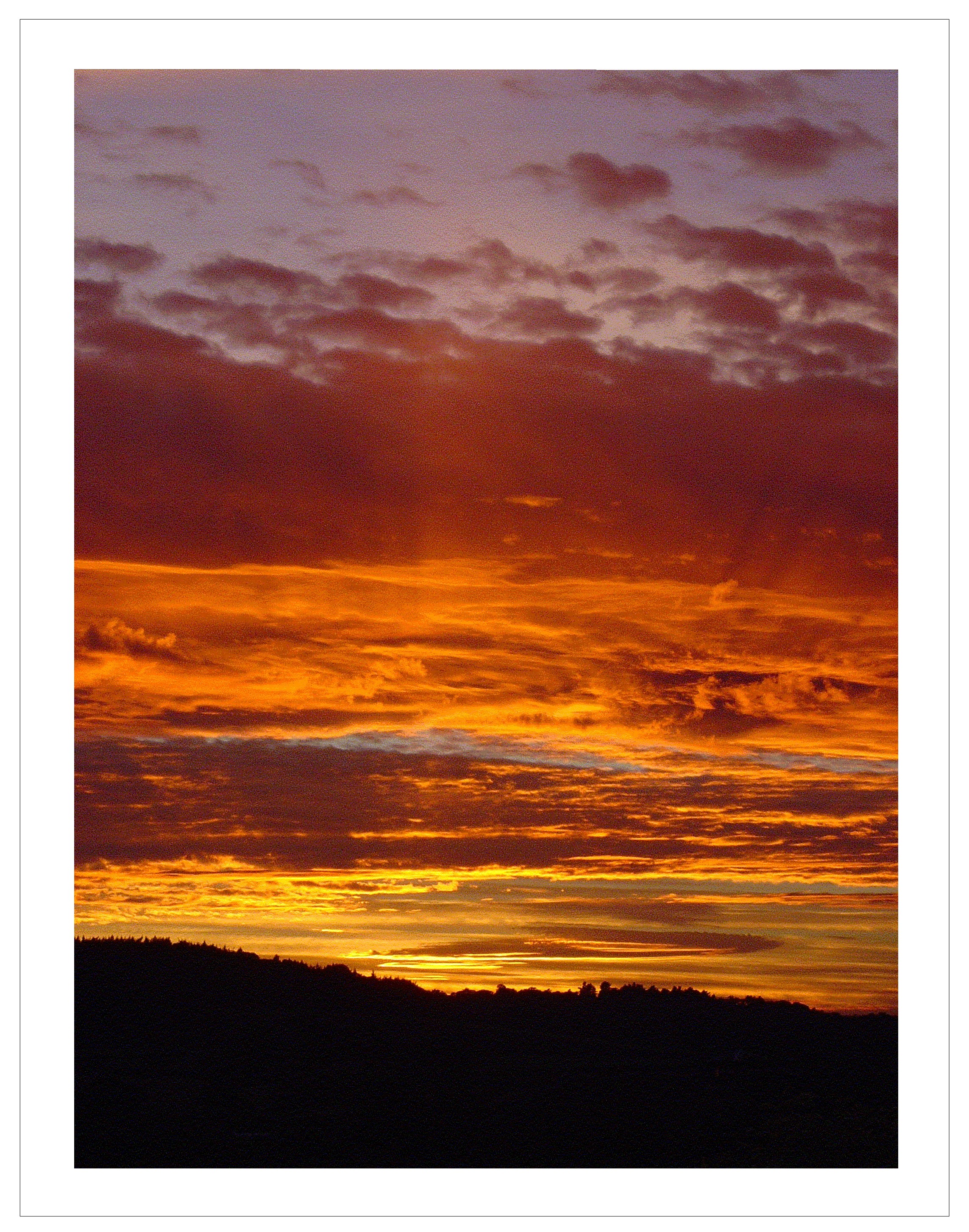 Sunset over Loughborough