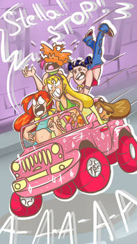 winx club: Stella can't drive