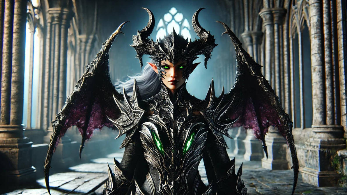 A formidable dark elf warrior by ThomasFisk on DeviantArt