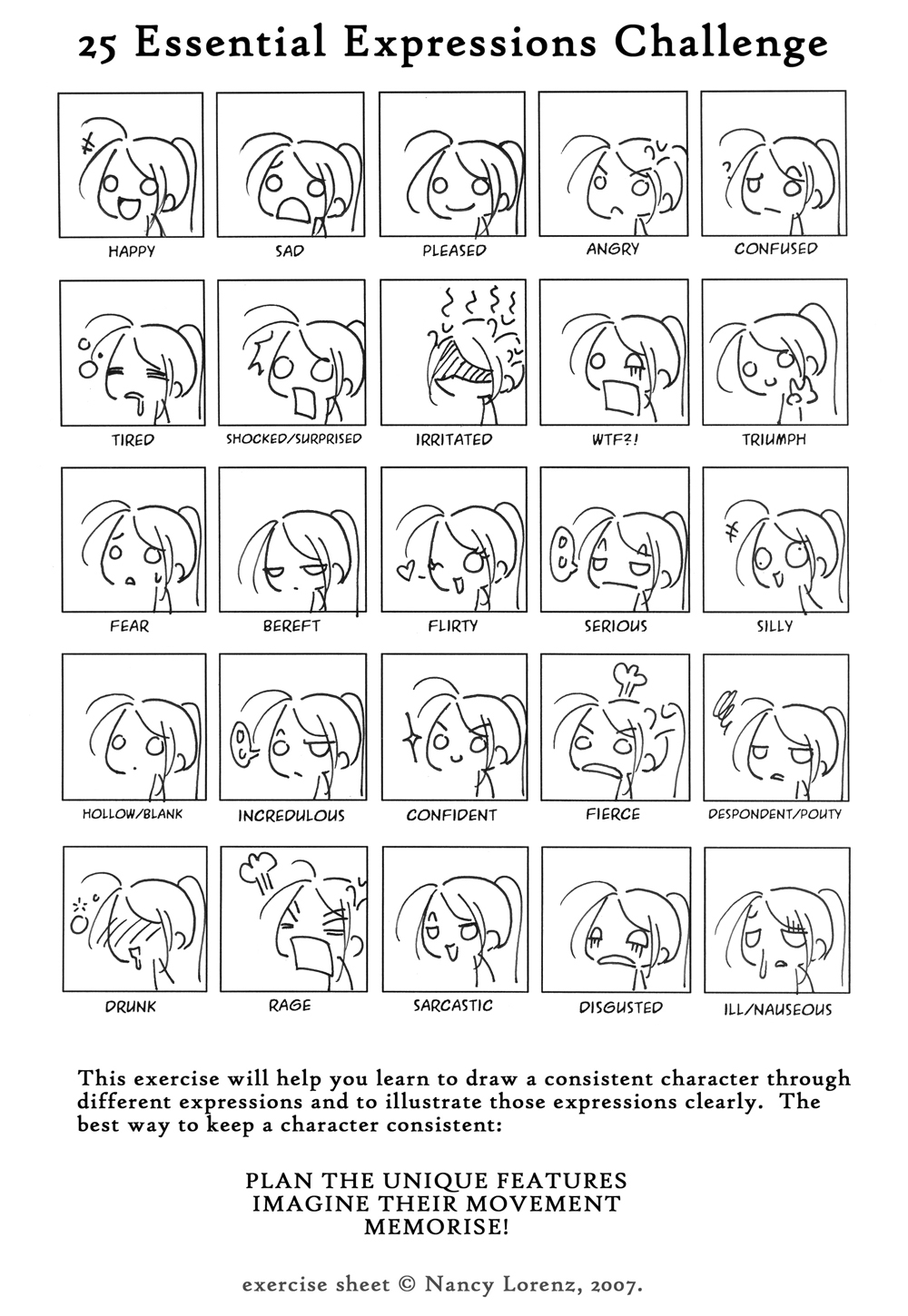 25 Essential Expressions by assscrew28 on DeviantArt