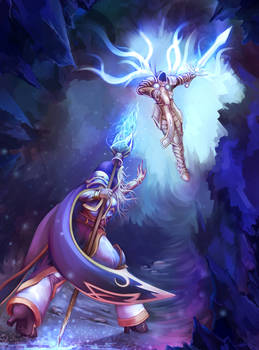 Jaina Vs. Tyrael Heroes of the Storm Contest Entry