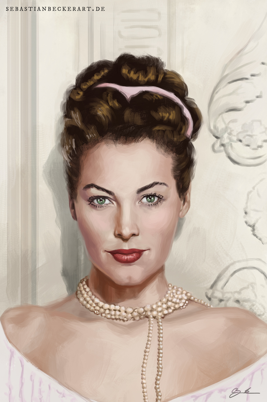 Ava Gardner Portrait Study