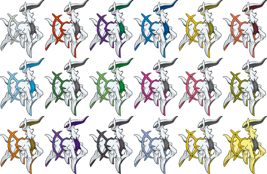 Arceus plaque type + shiny by Legan666 on DeviantArt
