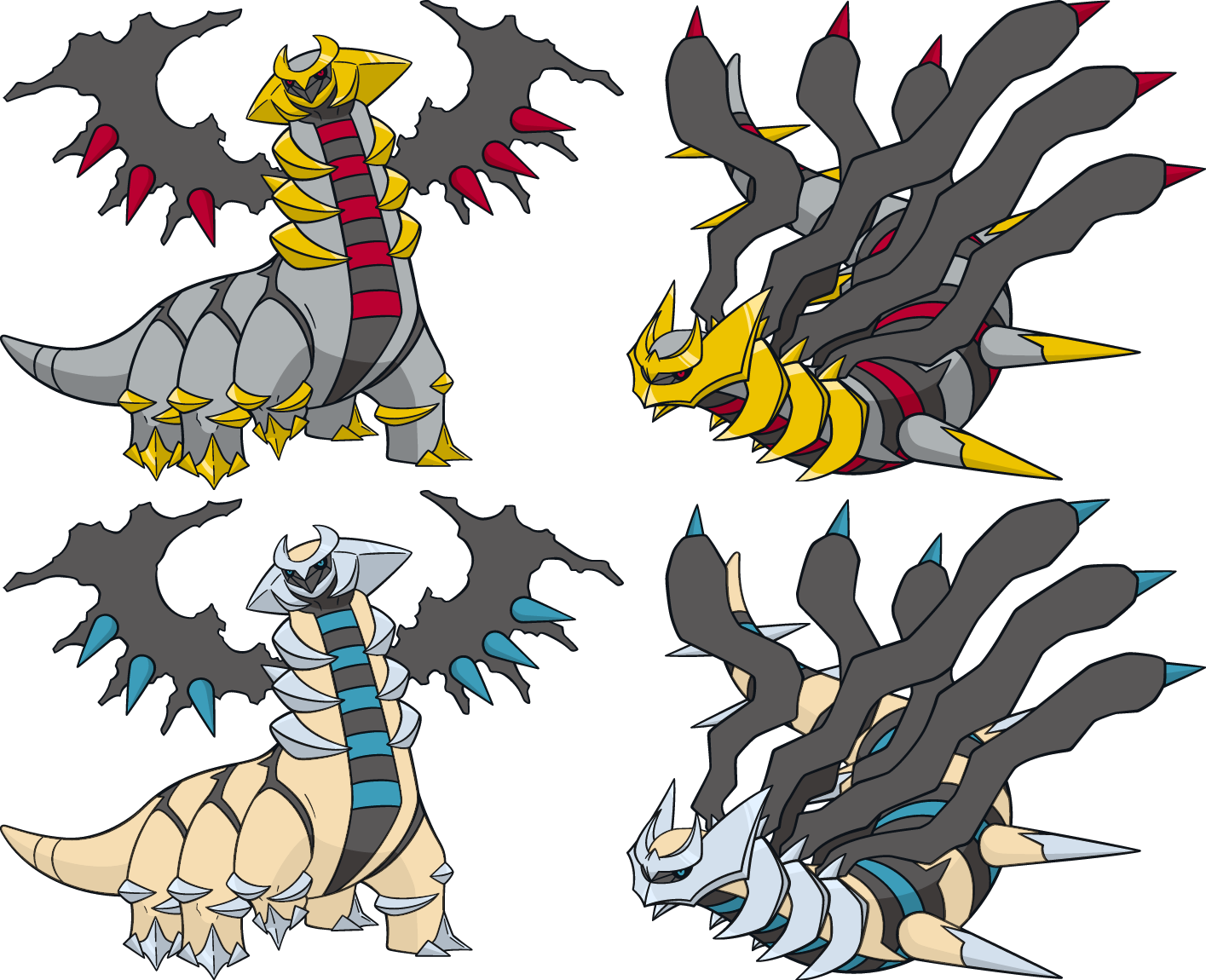 Shiny Origin Forme Giratina by 5991BloodRose1995 on DeviantArt