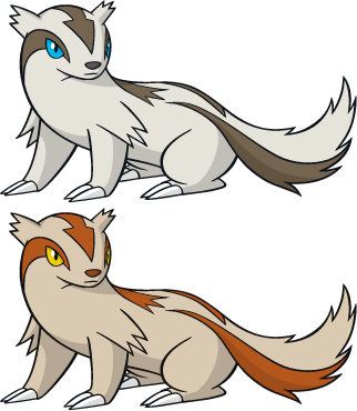 Lineon normal et shiny by Legan666 on DeviantArt