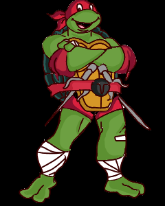 Retro rise tmnt raph by latuky on DeviantArt